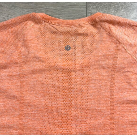 Lululemon Swiftly Tech Long Sleeve 2.0 Amber Orange / White - Picture 8 of 13
